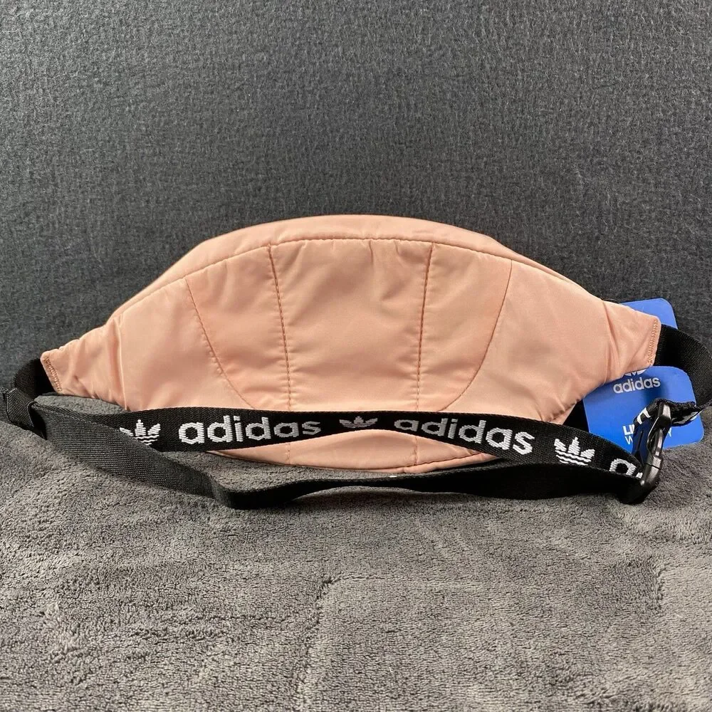 Adidas Originals National Waist Fanny Pack Pink Crossbody Bag Hip Belt NWT 12x6